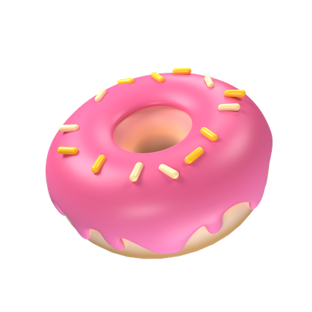Doughnut  3D Icon