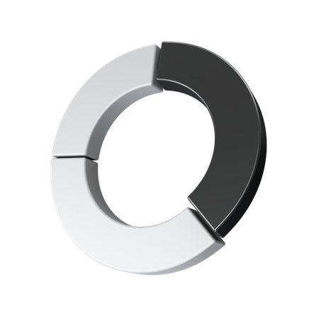 Doughnut Chart  3D Icon