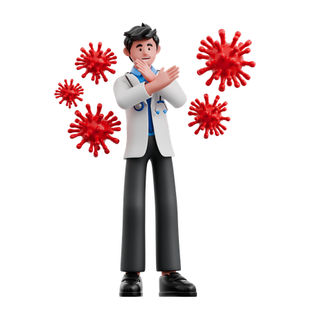 Doutor sem virus  3D Icon