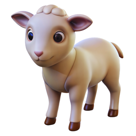 Agneau doux  3D Icon