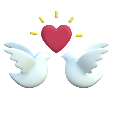 Dove Bird  3D Icon