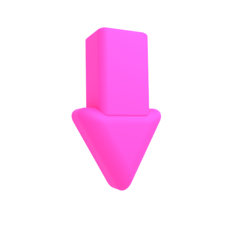 Down  3D Icon