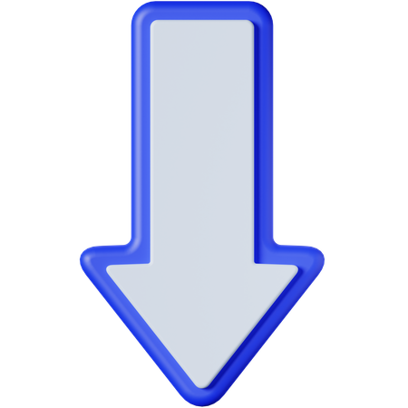 Down  3D Icon