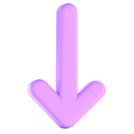 Down Arrow  3D Icon