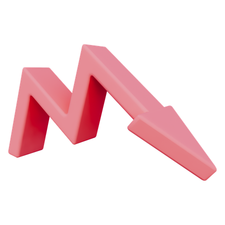 아래쪽 화살표  3D Icon