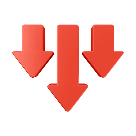 Down Arrow  3D Icon