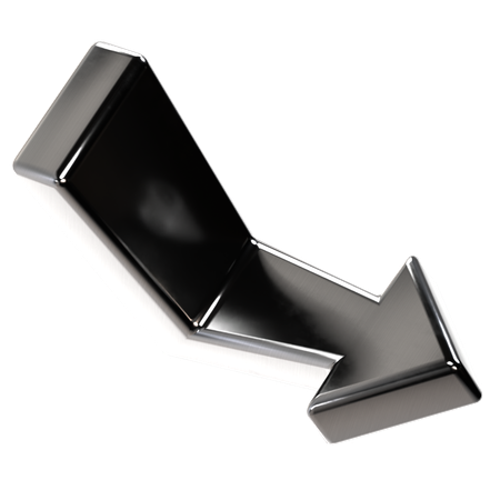 Down Arrow  3D Icon