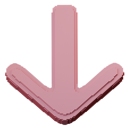Down Arrow  3D Icon