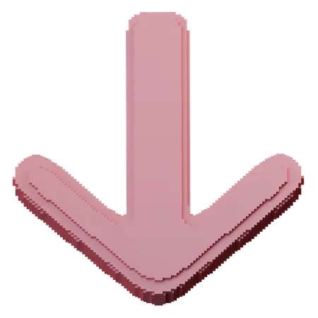 Down Arrow  3D Icon