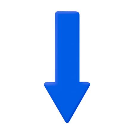 Down Arrow  3D Icon