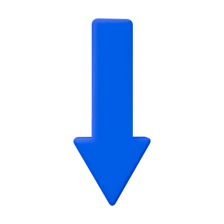 Down Arrow  3D Icon