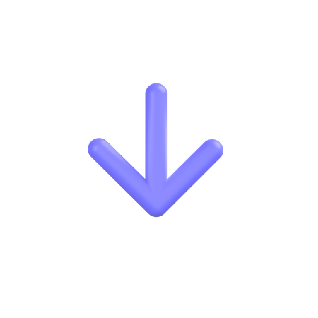 Down-arrow  3D Icon