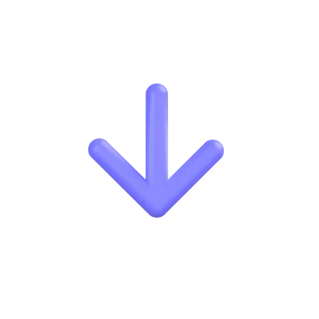 Down-arrow  3D Icon