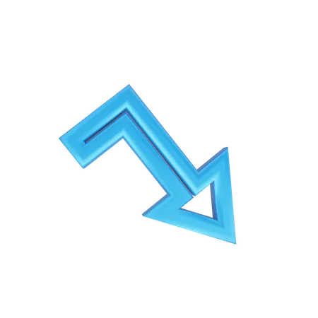 Down Arrow  3D Icon