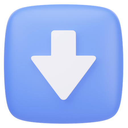 Down Arrow  3D Icon