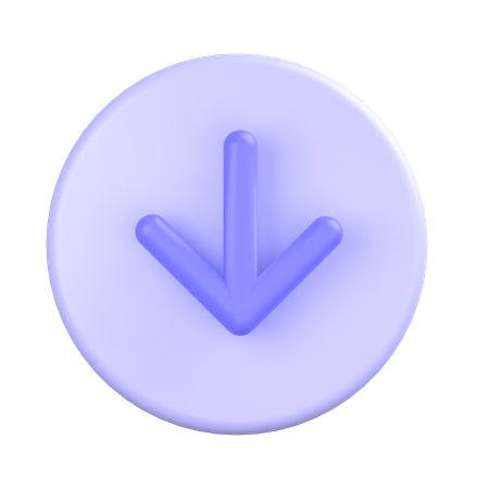 Down-arrow  3D Icon