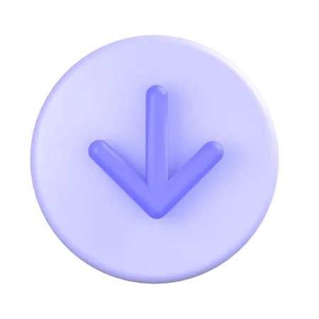 Down-arrow  3D Icon