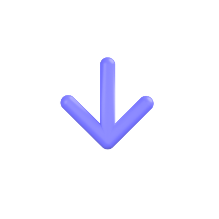 Down-arrow  3D Icon