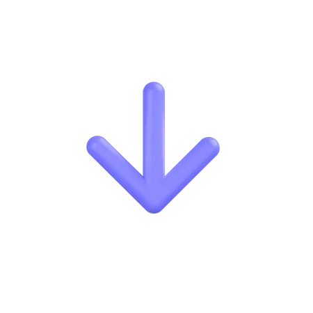 Down-arrow  3D Icon