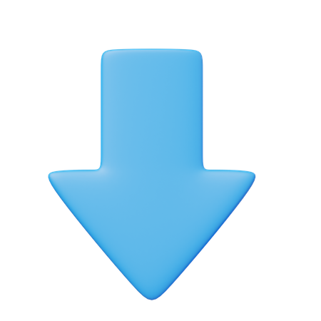 Down Arrow  3D Icon