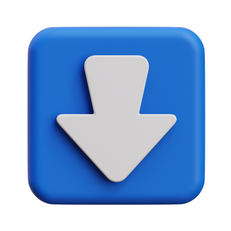 Down Arrow  3D Icon