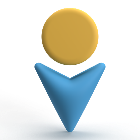 Down Arrow  3D Icon