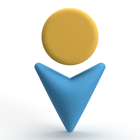 Down Arrow  3D Icon