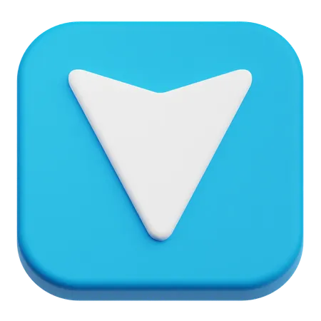 Down Arrow  3D Icon