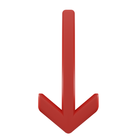 Down Arrow  3D Icon