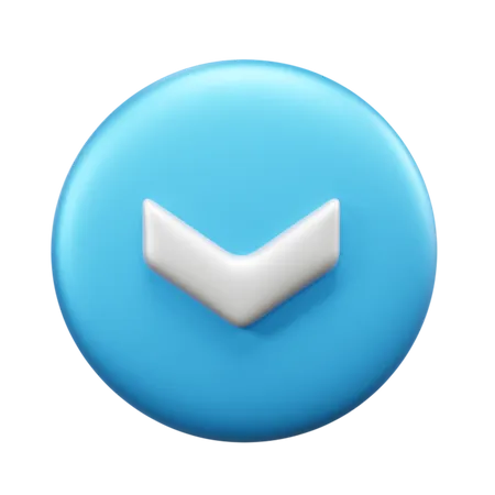 Down Arrow  3D Icon