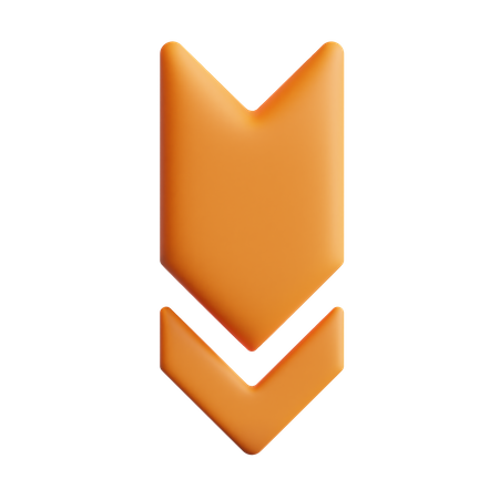 Down arrow  3D Icon