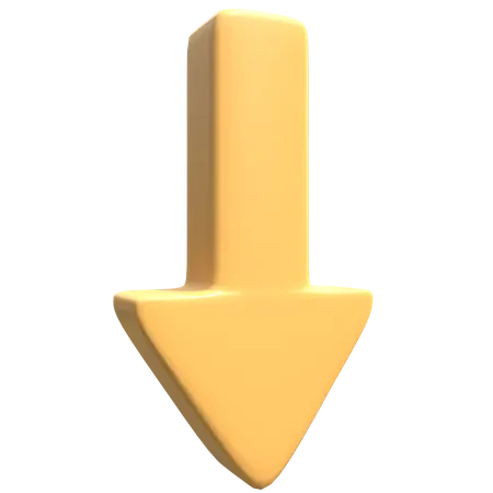 Down Arrow  3D Icon