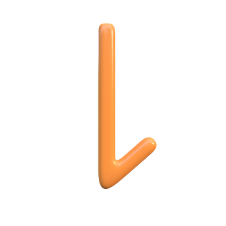 Down Arrow  3D Icon