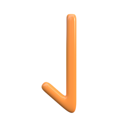 Down Arrow  3D Icon