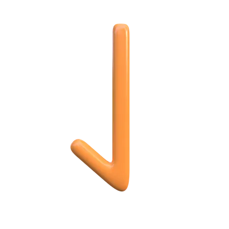 Down Arrow  3D Icon