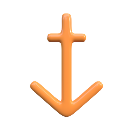 Down Arrow  3D Icon