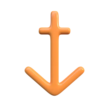 Down Arrow  3D Icon