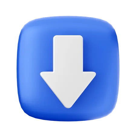 Down Arrow  3D Icon