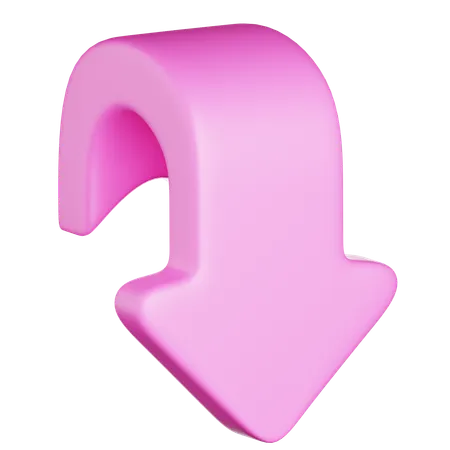 Down Arrow  3D Icon