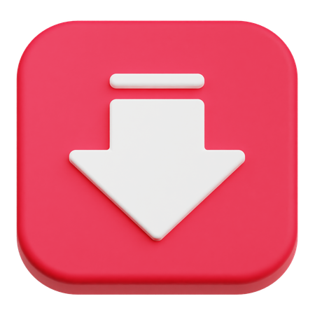Down Arrow  3D Icon