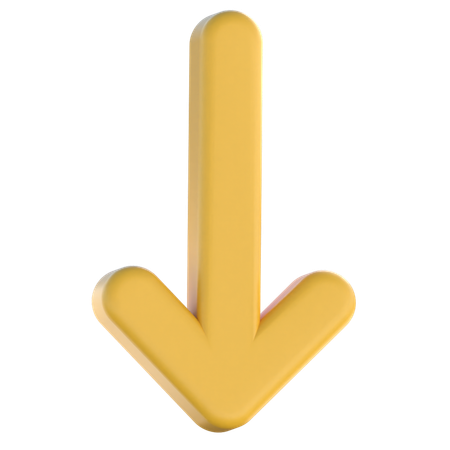 Down Arrow  3D Icon