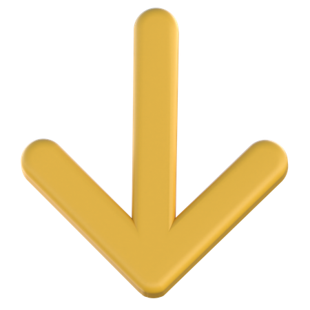 Down Arrow  3D Icon