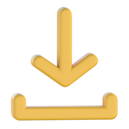 Down Arrow  3D Icon