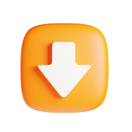 Down Arrow  3D Icon