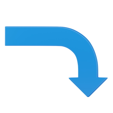 Down Arrow  3D Icon