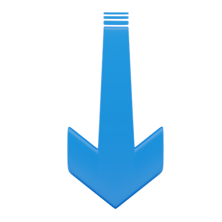 Down Arrow  3D Icon