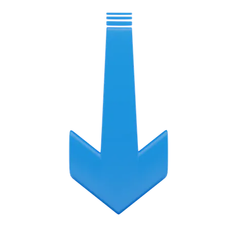 Down Arrow  3D Icon