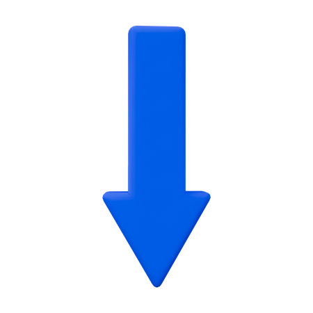 Down Arrow  3D Icon