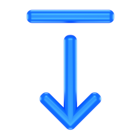 Down Arrow  3D Icon