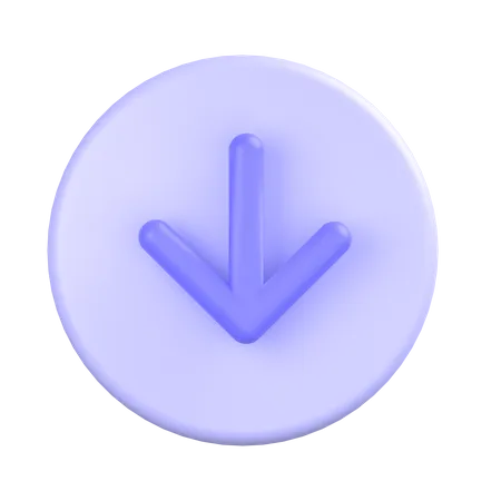 Down-arrow  3D Icon